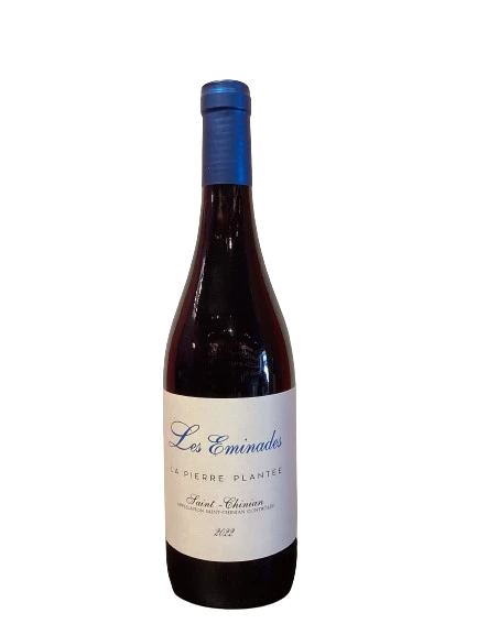 AOP Saint Chinian , Domaine les Eminades , la pierre plantée